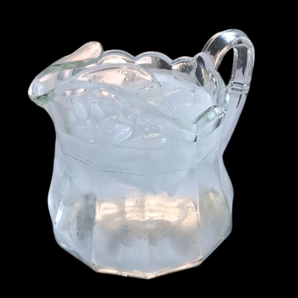 Antique EAPG US Glass Colonis #15145 Panel & Band Pitcher w/Ice Lip - Picture 1 of 9